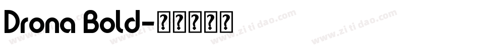 Drona Bold字体转换